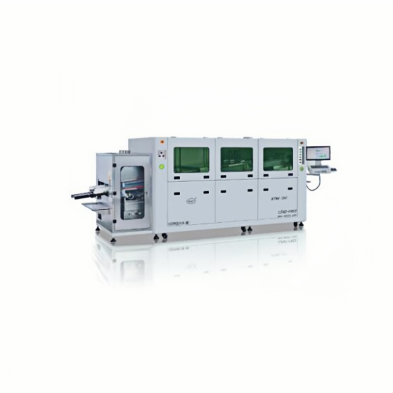 Nitrogen gas for integrated wave soldering can be optionally selected as 350/450/610