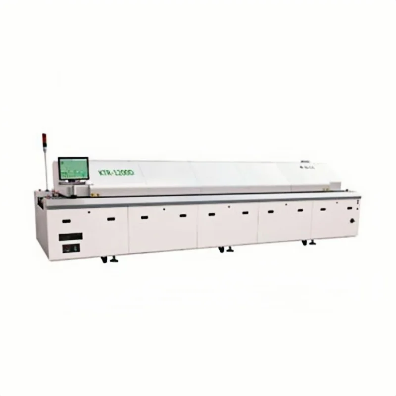 Twelve temperature zone lead-free hot air reflow soldering 1200/1200D